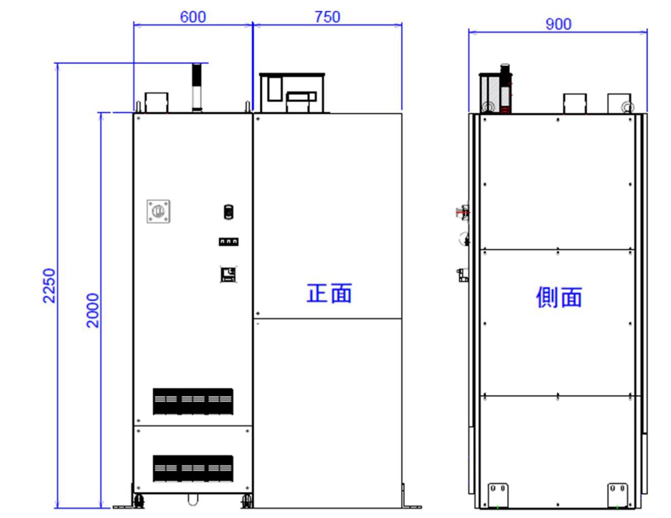 高浓度超纯臭氧发生器(连续供给类型)(图1)